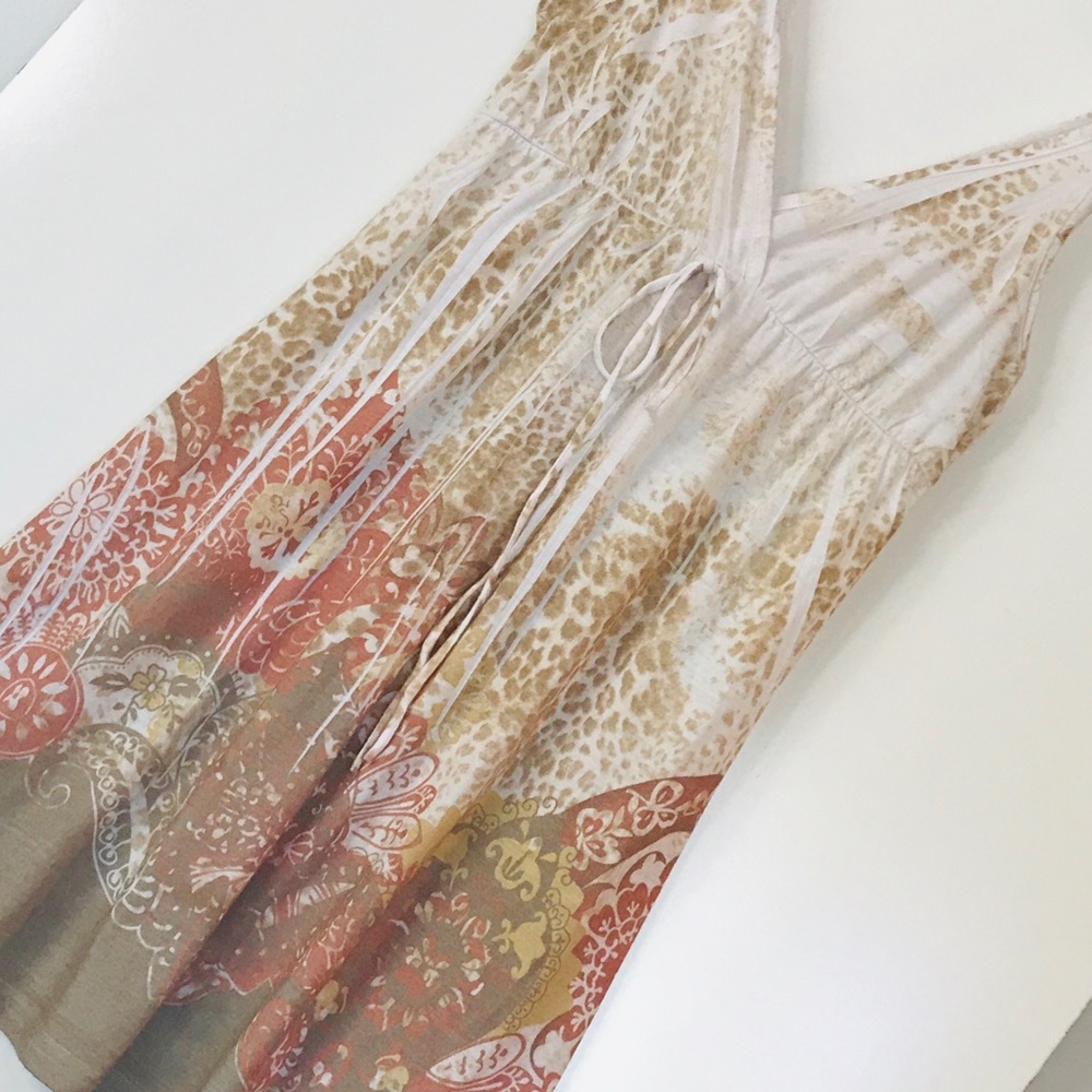 BELLEZZA SLEEVELESS V NECK ANIMAL PRINT SUNDRESS - Picture 3 of 8